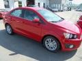 2012 Victory Red Chevrolet Sonic LT Sedan  photo #4