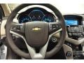 2012 Chevrolet Cruze Cocoa/Light Neutral Interior Steering Wheel Photo