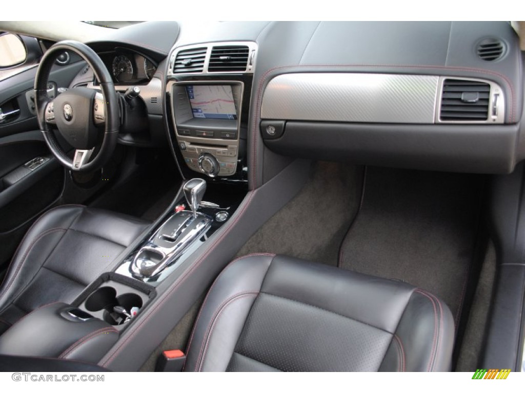 2009 Jaguar XK XKR Portfolio Edition Convertible Charcoal Dashboard Photo #66699365