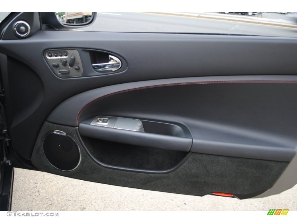 2009 Jaguar XK XKR Portfolio Edition Convertible Charcoal Door Panel Photo #66699373
