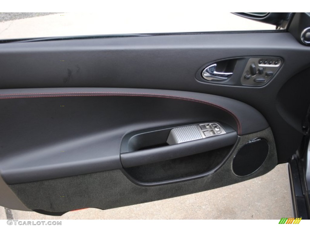 2009 Jaguar XK XKR Portfolio Edition Convertible Charcoal Door Panel Photo #66699386