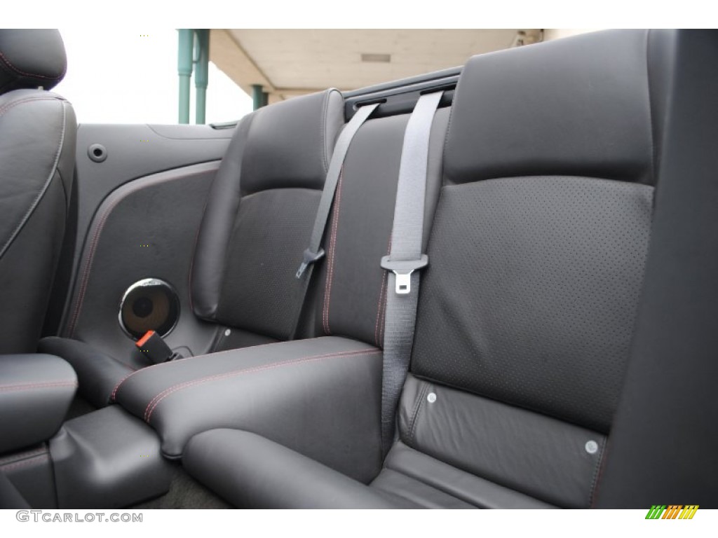 2009 Jaguar XK XKR Portfolio Edition Convertible Rear Seat Photo #66699470