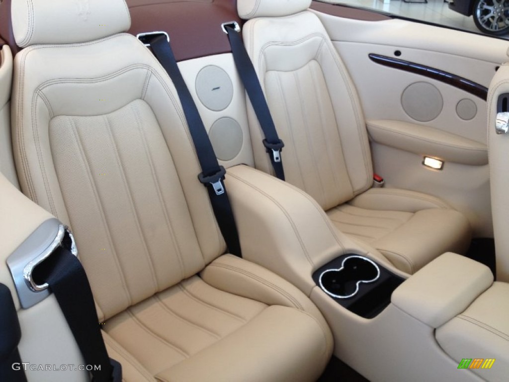 Pearl Beige Interior 2012 Maserati GranTurismo Convertible GranCabrio Photo #66699670