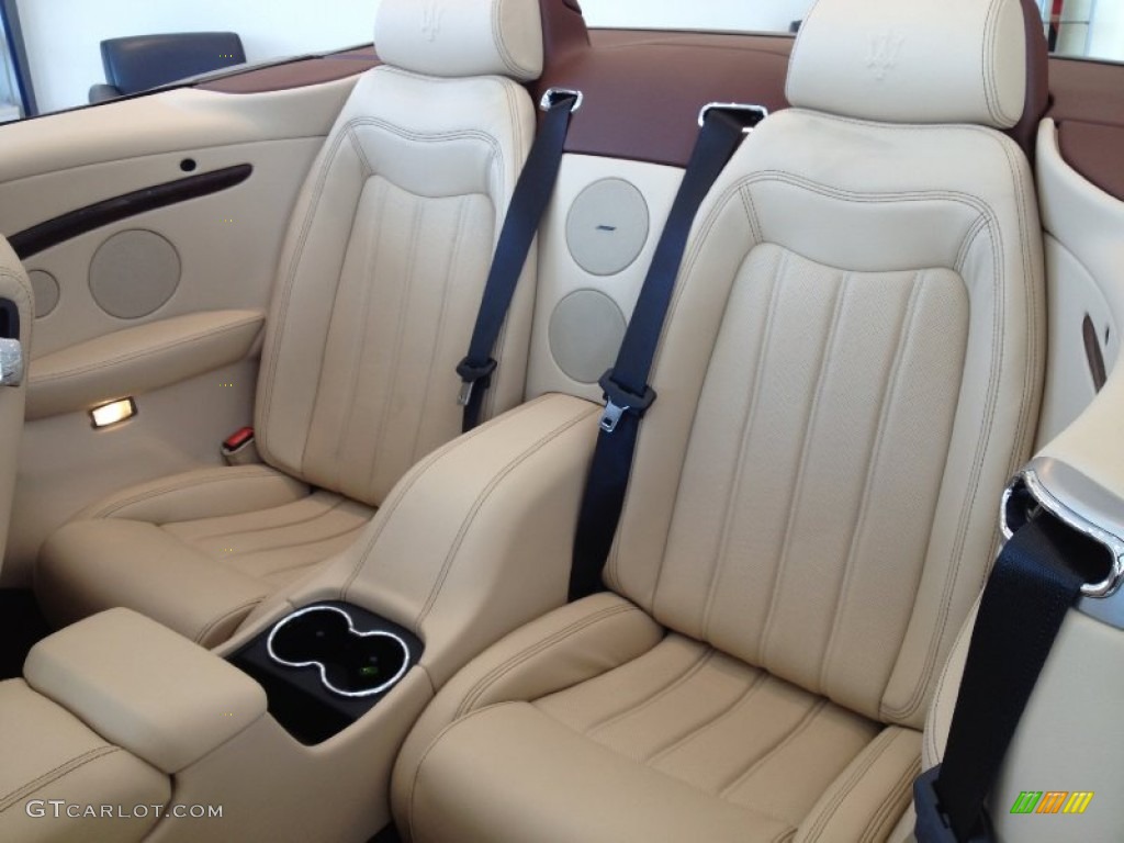 2012 Maserati GranTurismo Convertible GranCabrio Rear Seat Photo #66699720