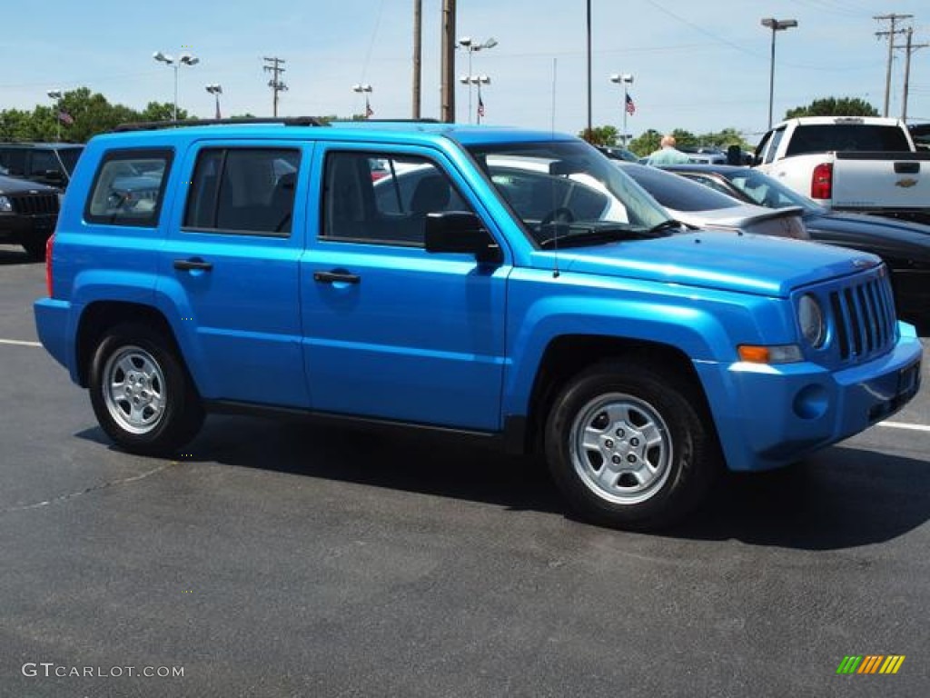 2008 Patriot Sport 4x4 - Surf Blue Pearl / Dark Slate Gray photo #2