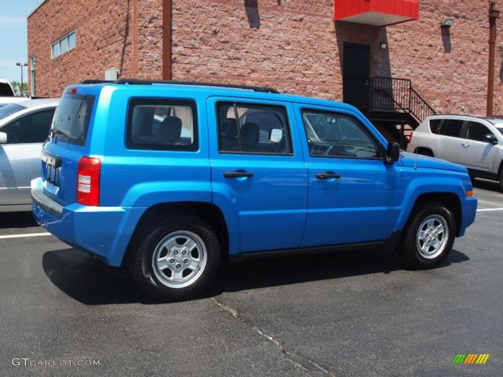 2008 Patriot Sport 4x4 - Surf Blue Pearl / Dark Slate Gray photo #3