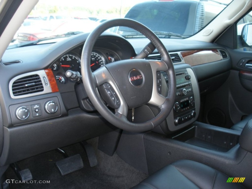 2012 GMC Yukon SLT 4x4 Ebony Dashboard Photo #66700874