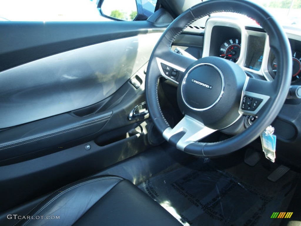 2010 Camaro LT/RS Coupe - Imperial Blue Metallic / Black photo #11