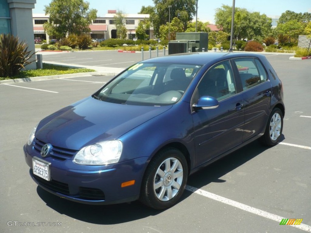 Shadow Blue Metallic 2008 Volkswagen Rabbit 4 Door Exterior Photo #66702578