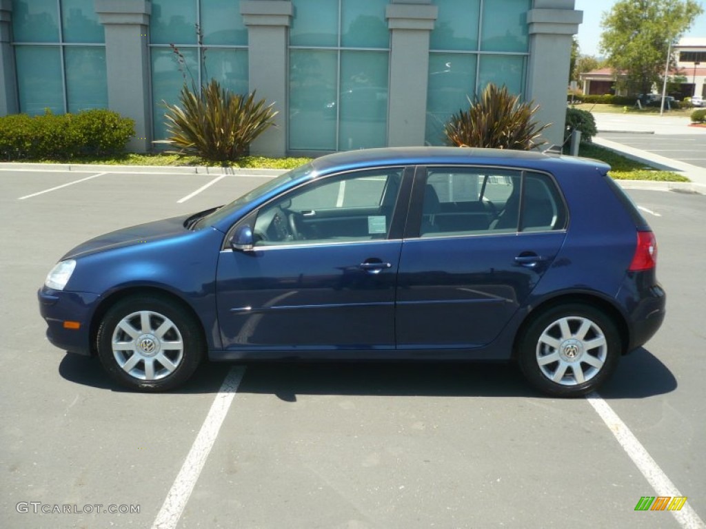 Shadow Blue Metallic 2008 Volkswagen Rabbit 4 Door Exterior Photo #66702587