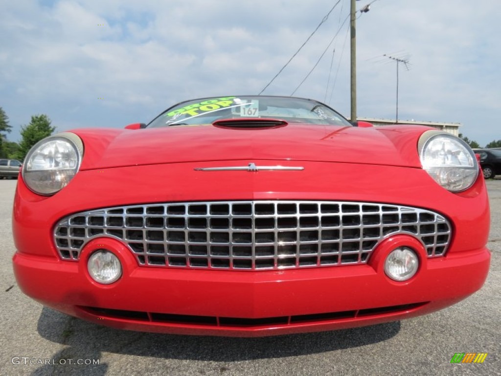 Torch Red 2005 Ford Thunderbird Premium Roadster Exterior Photo #66702908