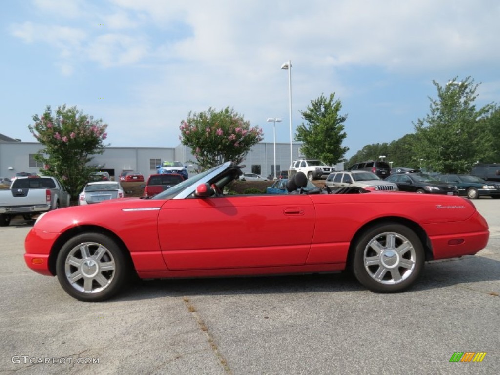 Torch Red 2005 Ford Thunderbird Premium Roadster Exterior Photo #66702923