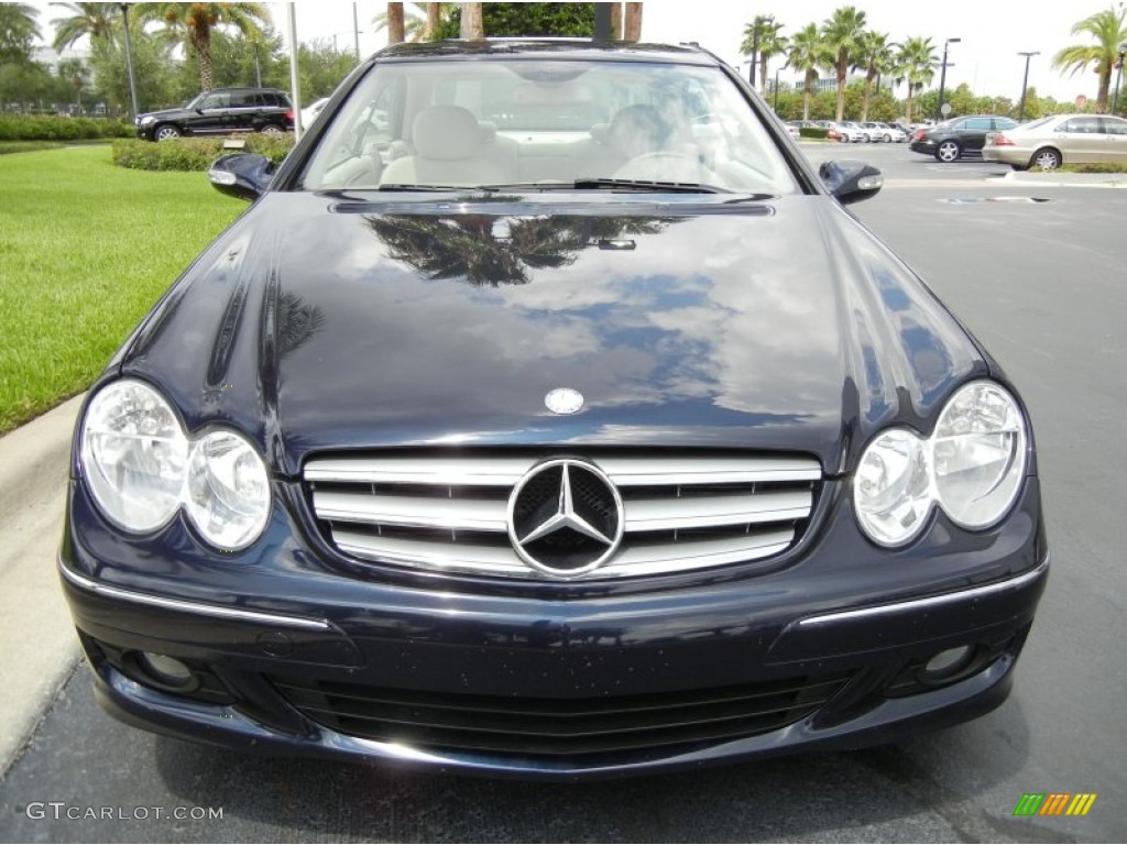 Capri Blue Metallic 2009 Mercedes-Benz CLK 350 Coupe Exterior Photo #66703046