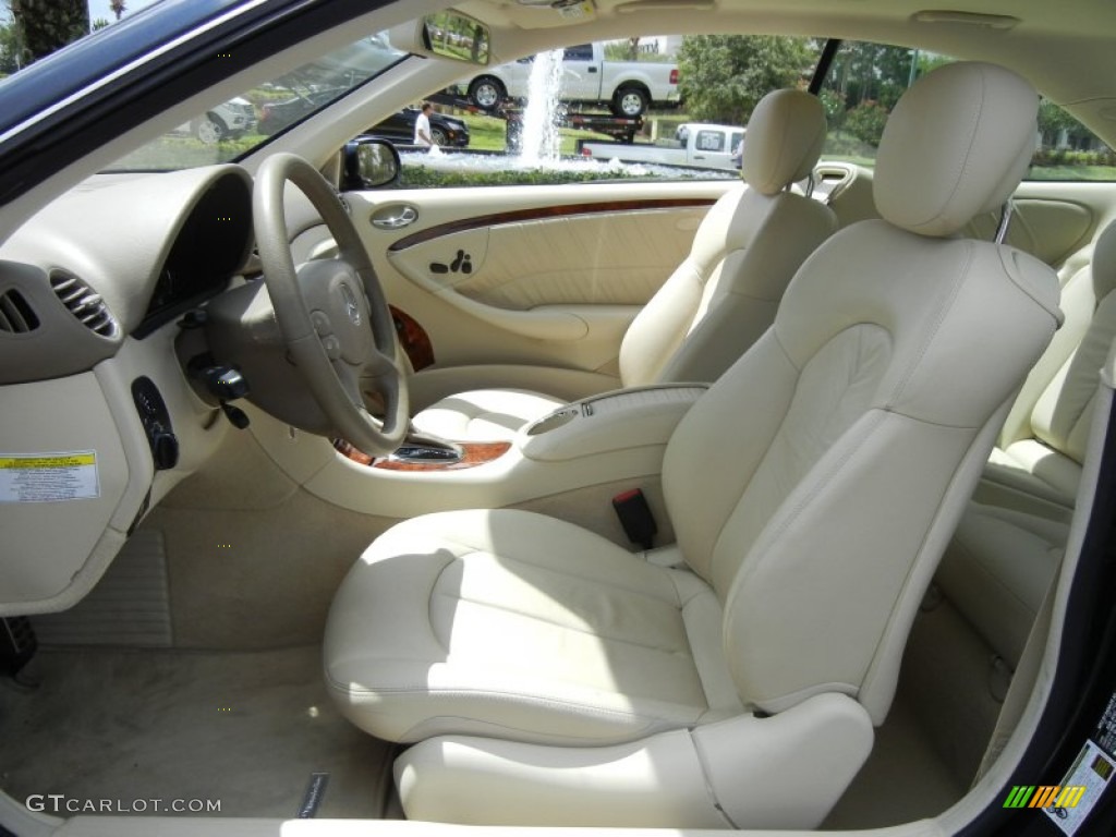 Stone Interior 2009 Mercedes-Benz CLK 350 Coupe Photo #66703118
