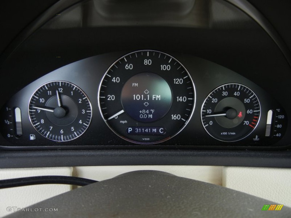 2009 Mercedes-Benz CLK 350 Coupe Gauges Photo #66703211