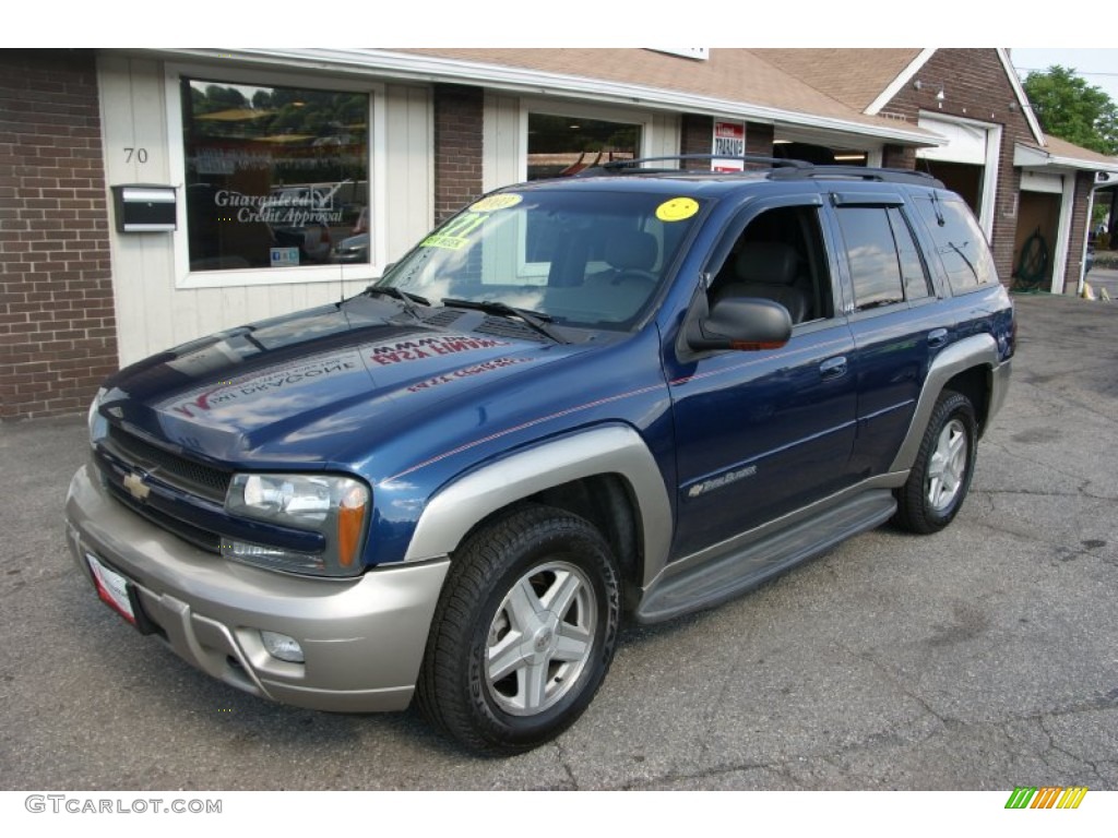 2003 TrailBlazer LTZ 4x4 - Indigo Blue Metallic / Medium Pewter photo #1