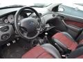 2003 Ford Focus Black/Red Interior Prime Interior Photo