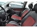 2003 Ford Focus Black/Red Interior Front Seat Photo