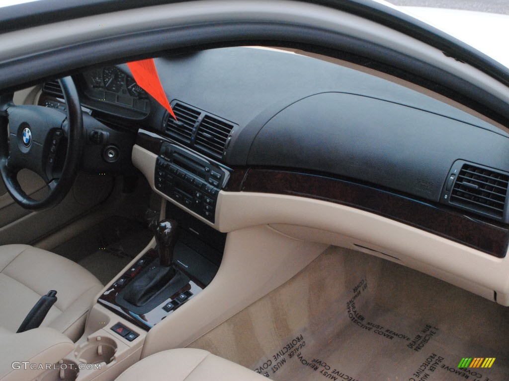 2005 3 Series 325i Sedan - Alpine White / Sand photo #4