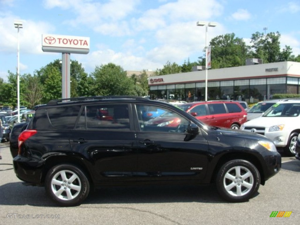 2008 RAV4 Limited 4WD - Black / Taupe photo #1
