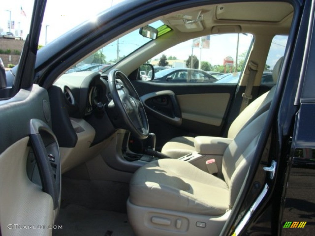 2008 RAV4 Limited 4WD - Black / Taupe photo #7
