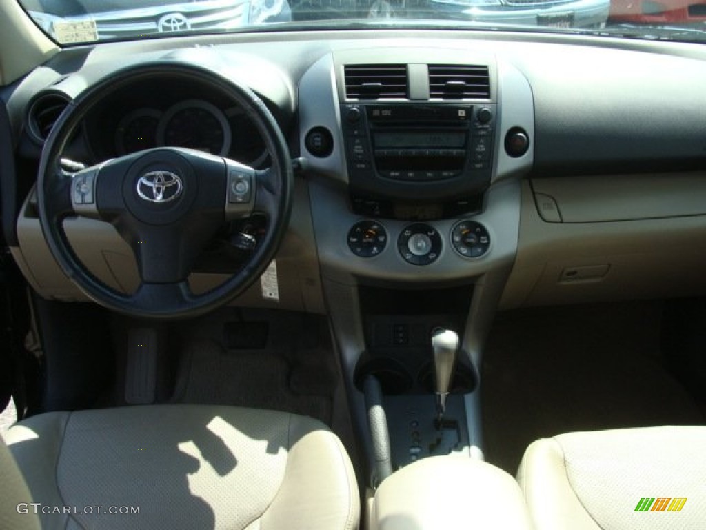 2008 RAV4 Limited 4WD - Black / Taupe photo #9