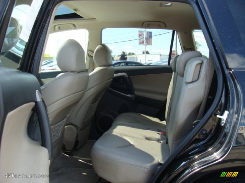 2008 RAV4 Limited 4WD - Black / Taupe photo #13