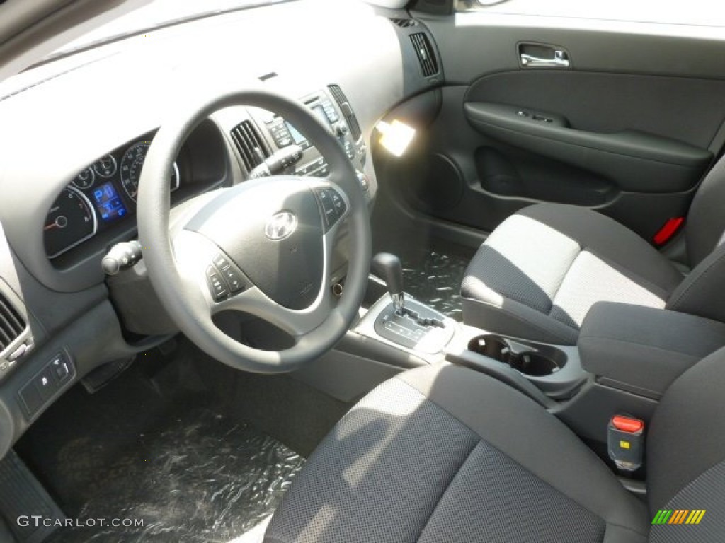 2012 Elantra GLS Touring - Black Noir Pearl / Black photo #17
