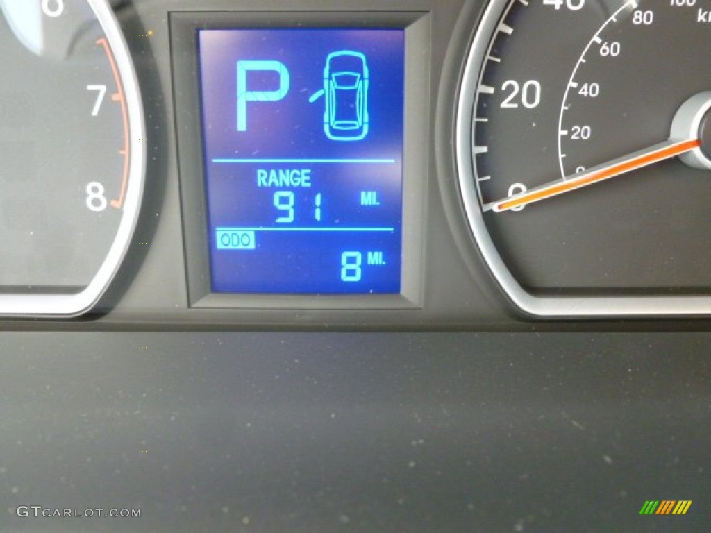 2012 Elantra GLS Touring - Black Noir Pearl / Black photo #20