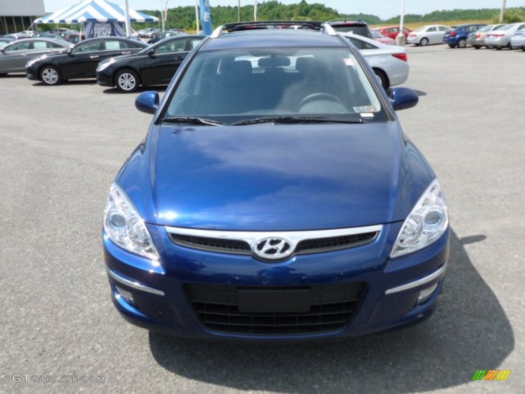 2012 Elantra SE Touring - Atlantic Blue / Black photo #2