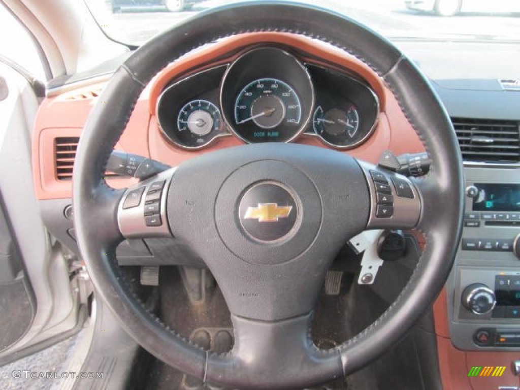 2008 Malibu LTZ Sedan - Silverstone Metallic / Ebony/Brick Red photo #16