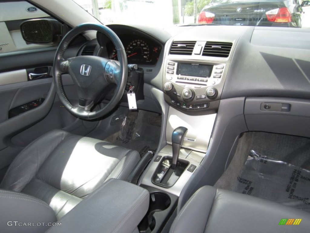 2007 Accord EX V6 Coupe - Graphite Pearl / Gray photo #12