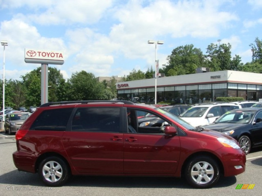 2010 Sienna XLE - Salsa Red Pearl / Stone photo #1