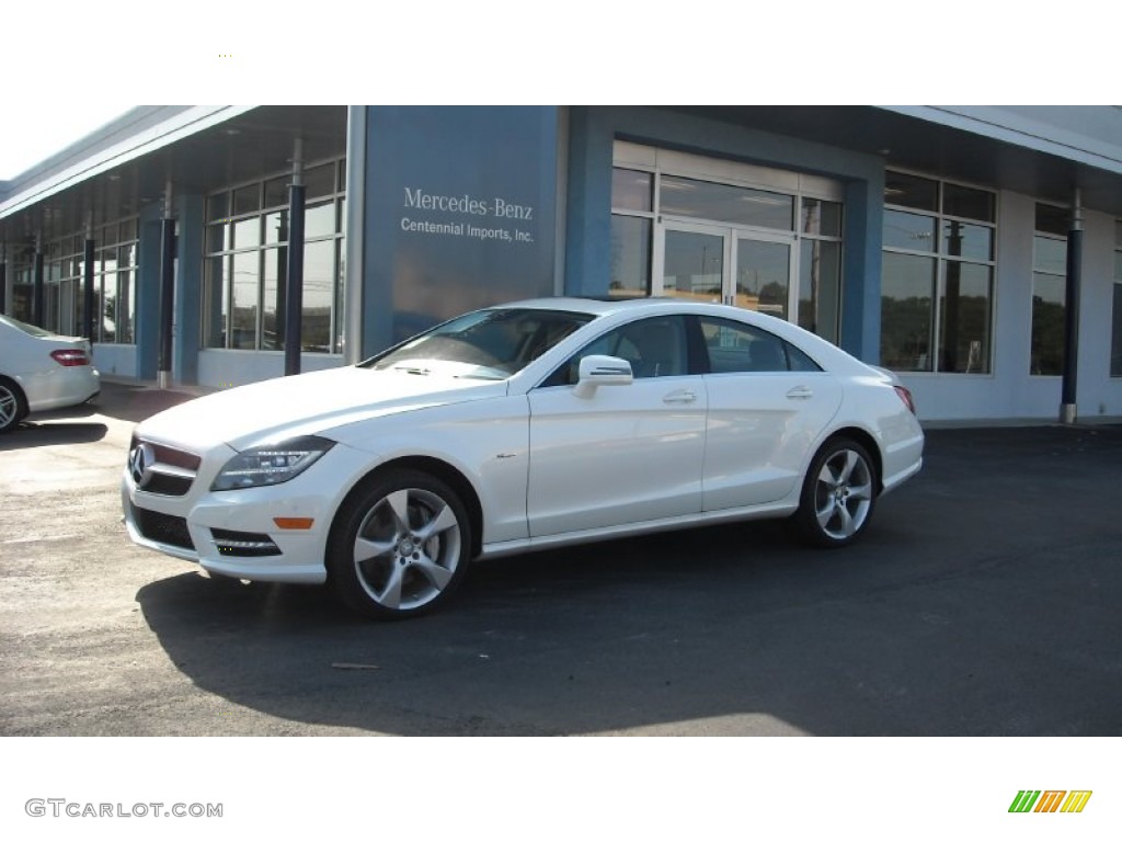 Diamond White Metallic Mercedes-Benz CLS