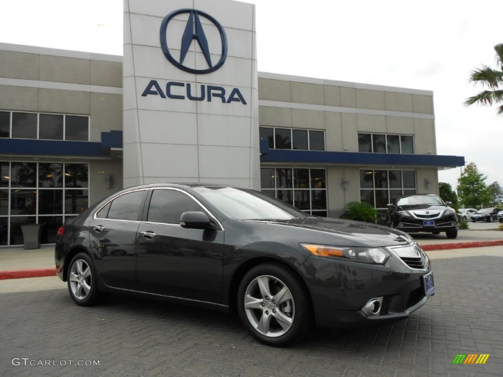 2012 TSX Sedan - Graphite Luster Metallic / Taupe photo #1