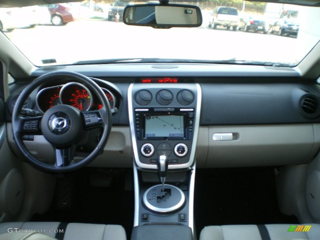 2008 CX-7 Grand Touring - Black Cherry Mica / Sand photo #9