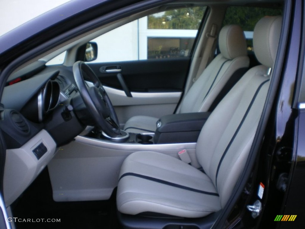 2008 CX-7 Grand Touring - Black Cherry Mica / Sand photo #11