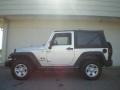 2008 Bright Silver Metallic Jeep Wrangler X 4x4  photo #4