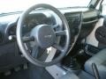 Dark Slate Gray/Medium Slate Gray 2008 Jeep Wrangler X 4x4 Steering Wheel