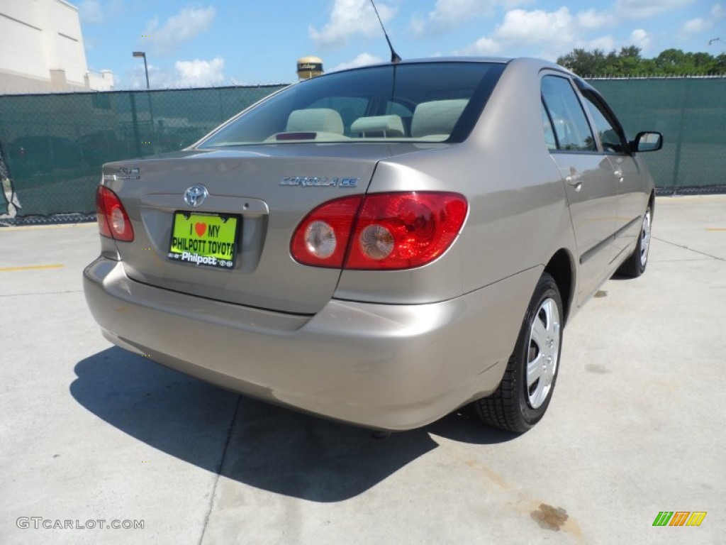 2006 Corolla CE - Desert Sand Mica / Beige photo #3