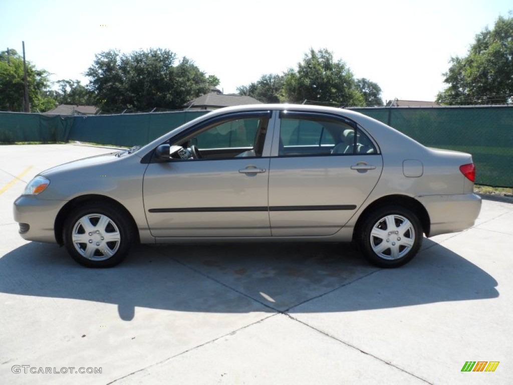 2006 Corolla CE - Desert Sand Mica / Beige photo #6