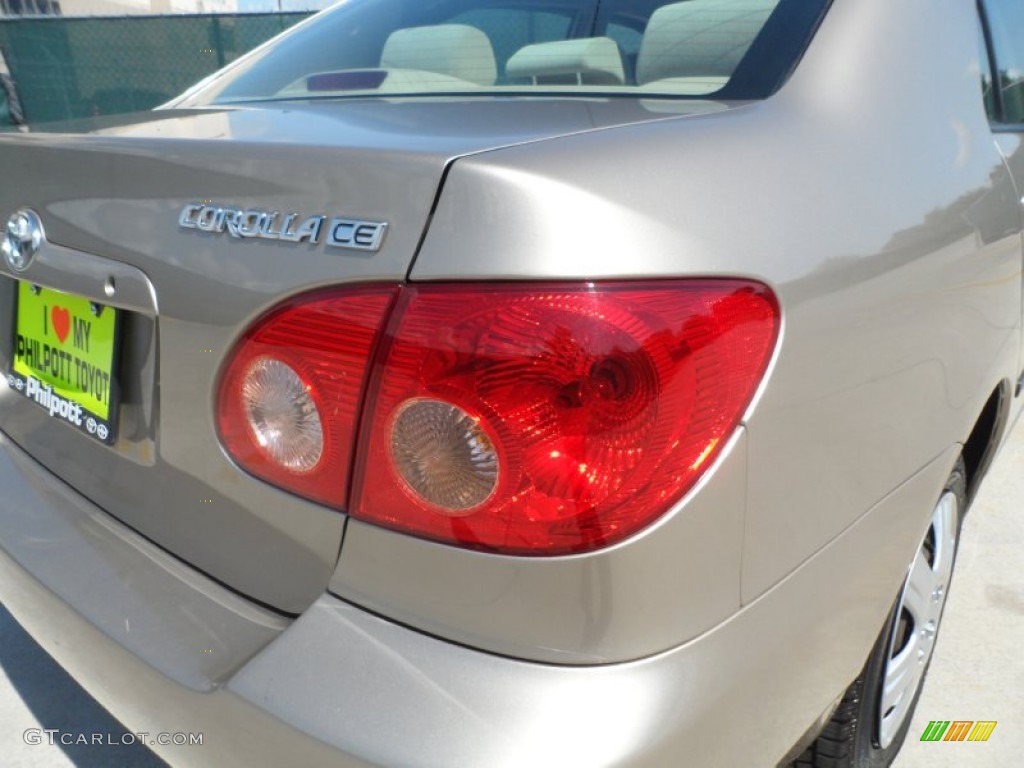 2006 Corolla CE - Desert Sand Mica / Beige photo #20