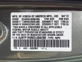 G532MX: Opal Sage Metallic 2012 Honda Accord Crosstour EX Color Code