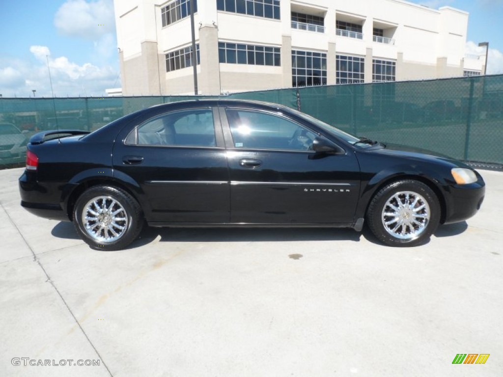 2001 Sebring LXi Sedan - Black / Sandstone photo #2