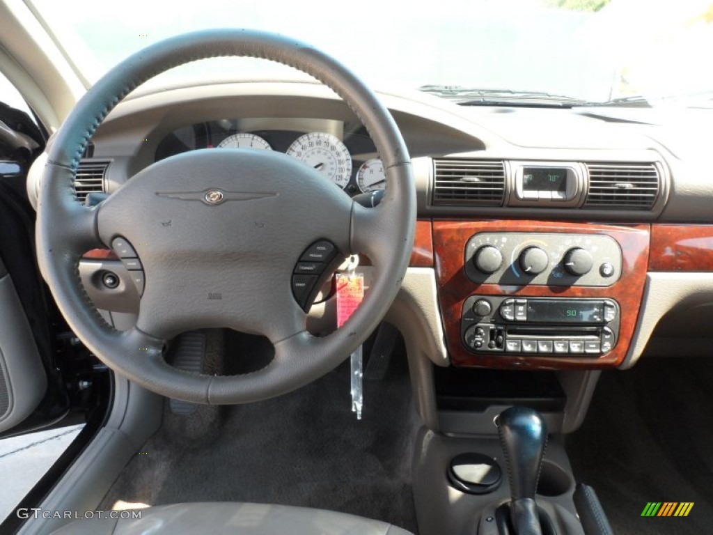 2001 Chrysler Sebring LXi Sedan Sandstone Dashboard Photo #66712730