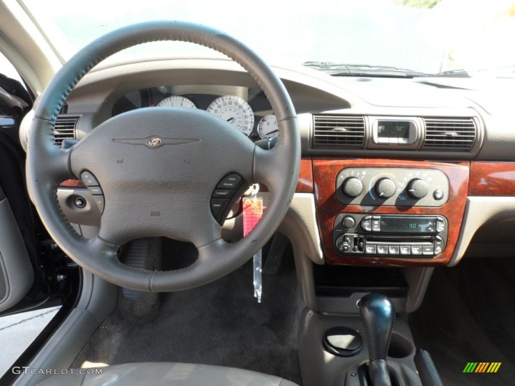 2001 Chrysler Sebring LXi Sedan Sandstone Dashboard Photo #66712730