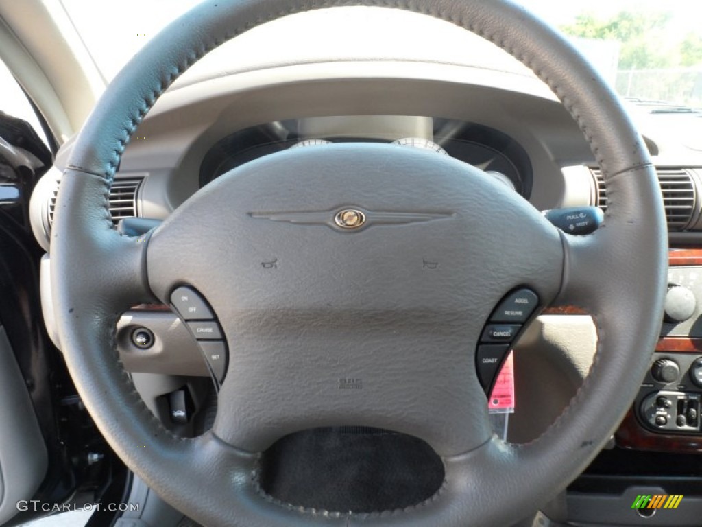 2001 Sebring LXi Sedan - Black / Sandstone photo #45