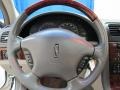 Light Graphite 2000 Lincoln LS V6 Steering Wheel