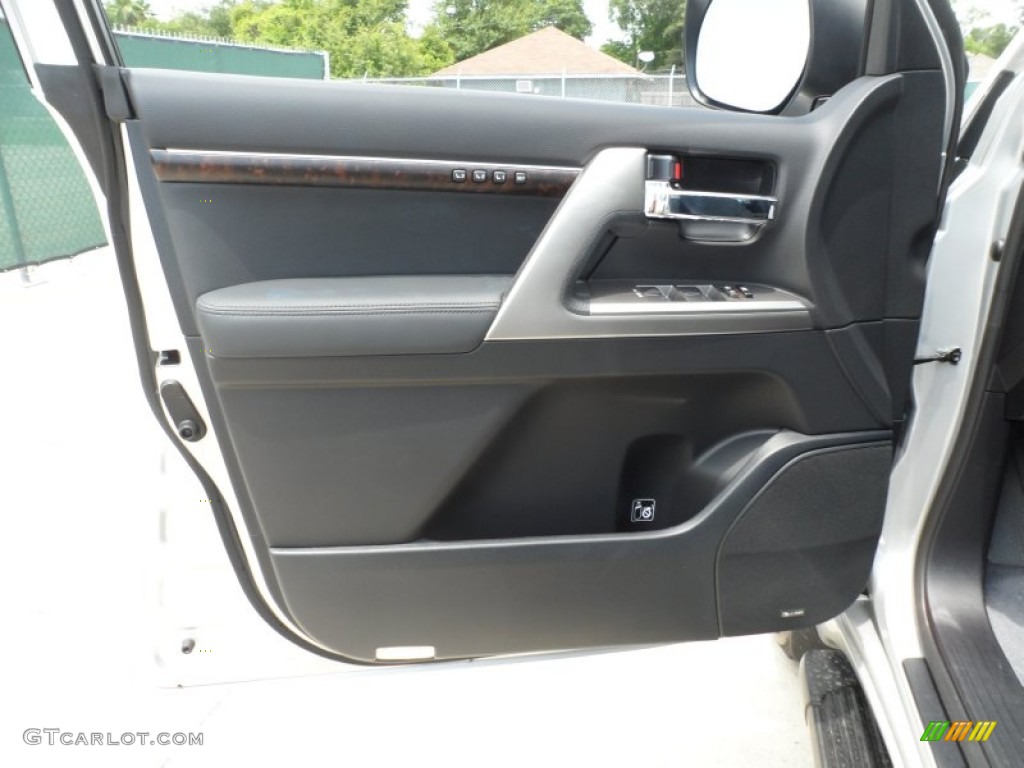 2013 Toyota Land Cruiser Standard Land Cruiser Model Black Door Panel Photo #66713047