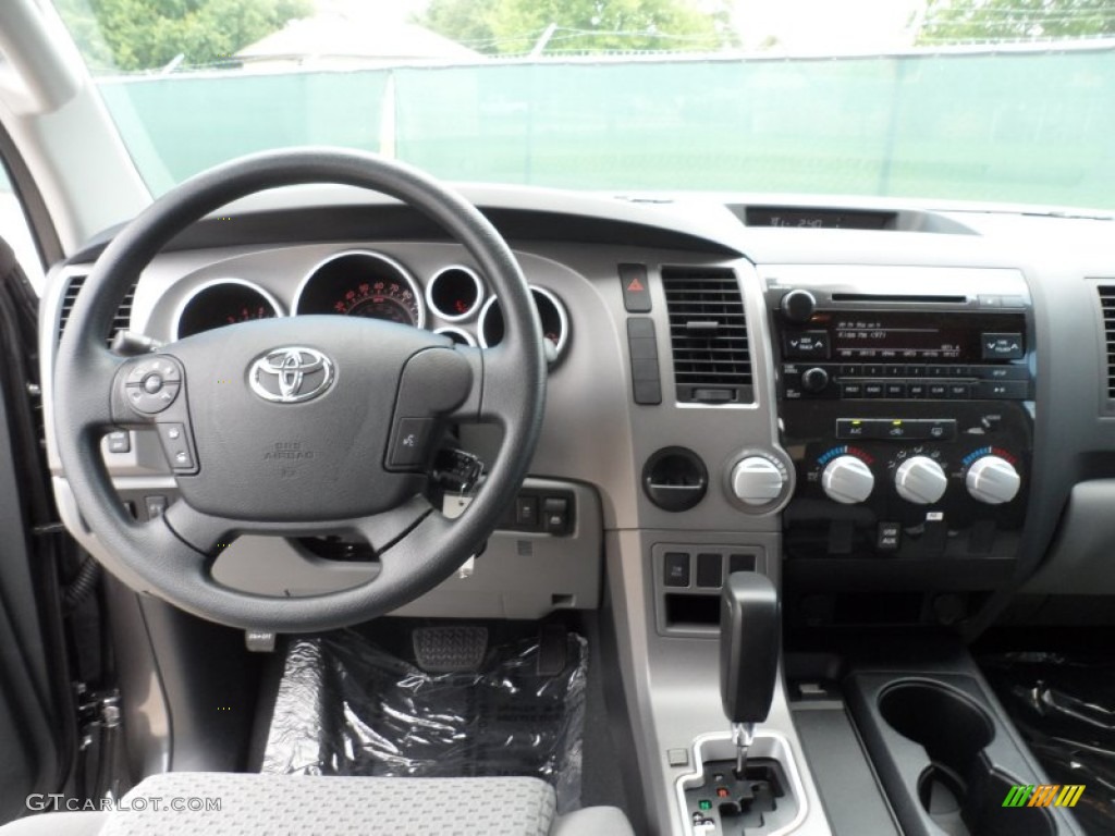 2012 Toyota Tundra Texas Edition CrewMax Graphite Dashboard Photo #66713392